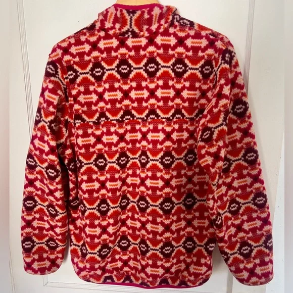 Patagonia Synchilla Red and Pink Fleece - Picture 4 of 4